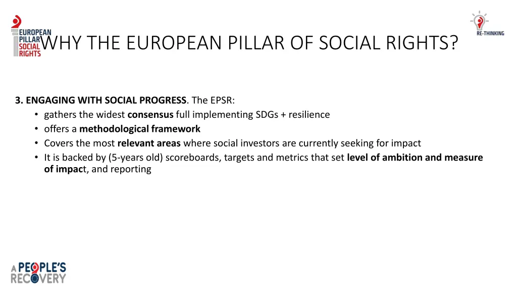why the european pillar of social rights