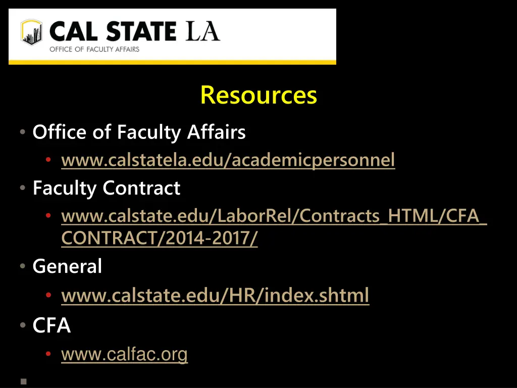 resources