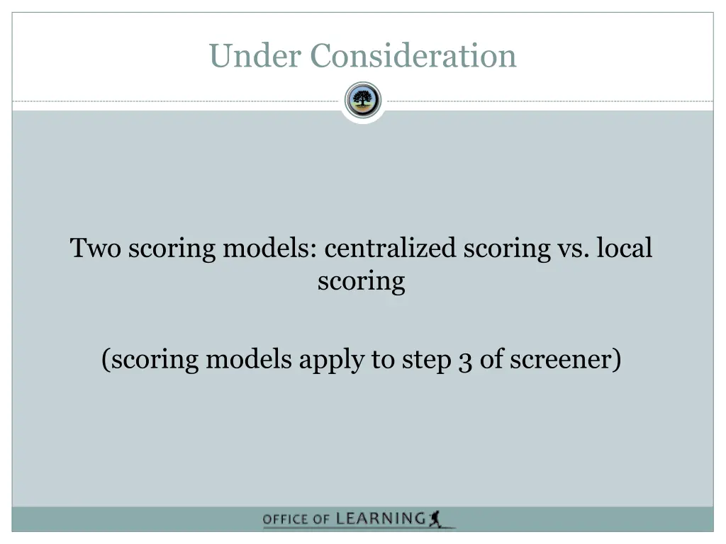 under consideration