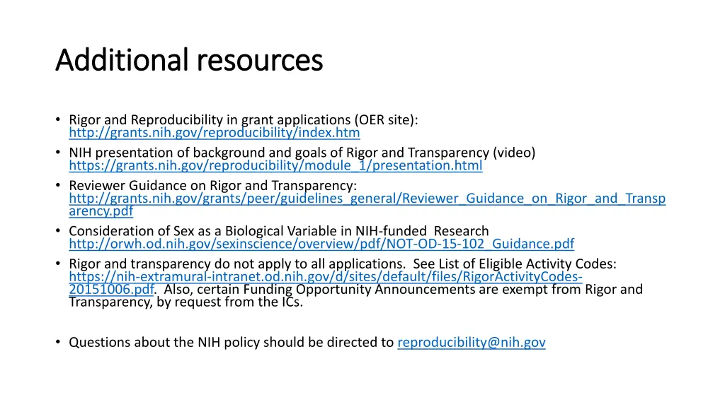 additional resources additional resources