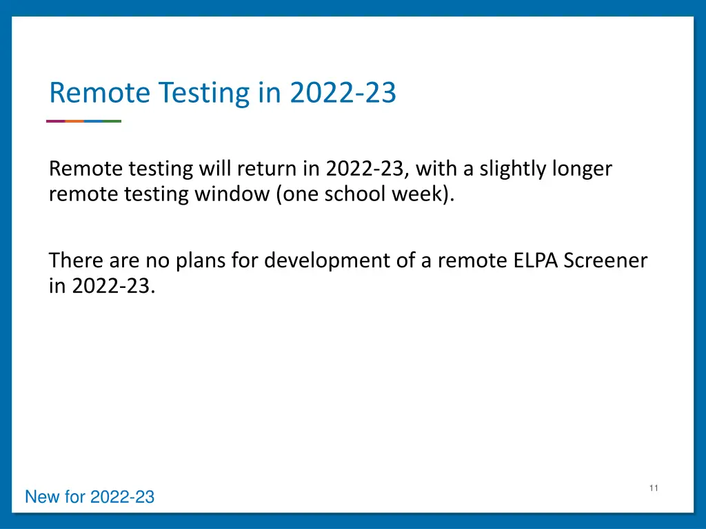 remote testing in 2022 23