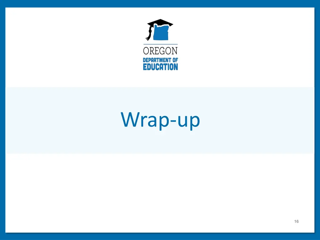 wrap up