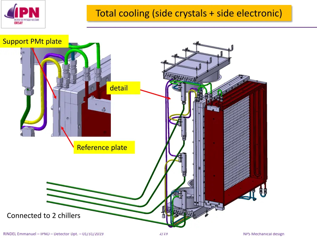 total cooling side crystals side electronic