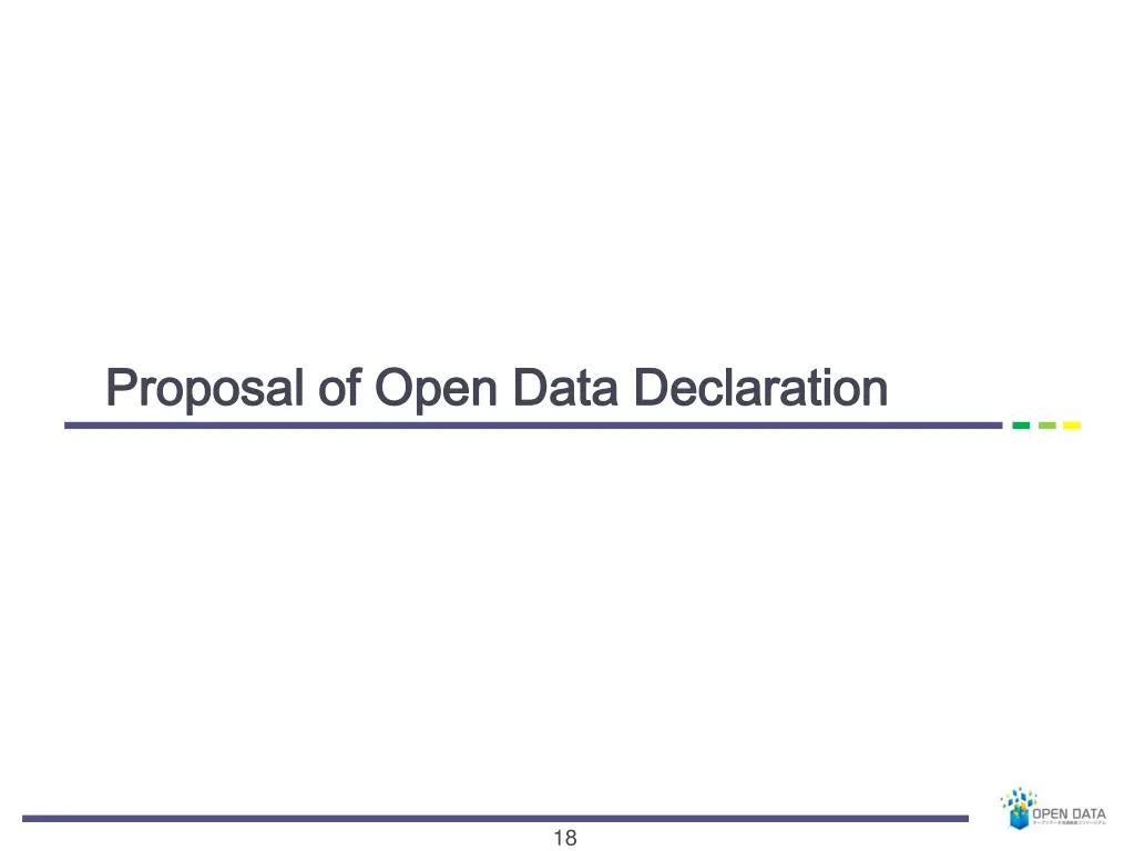 proposal of open data declaration proposal