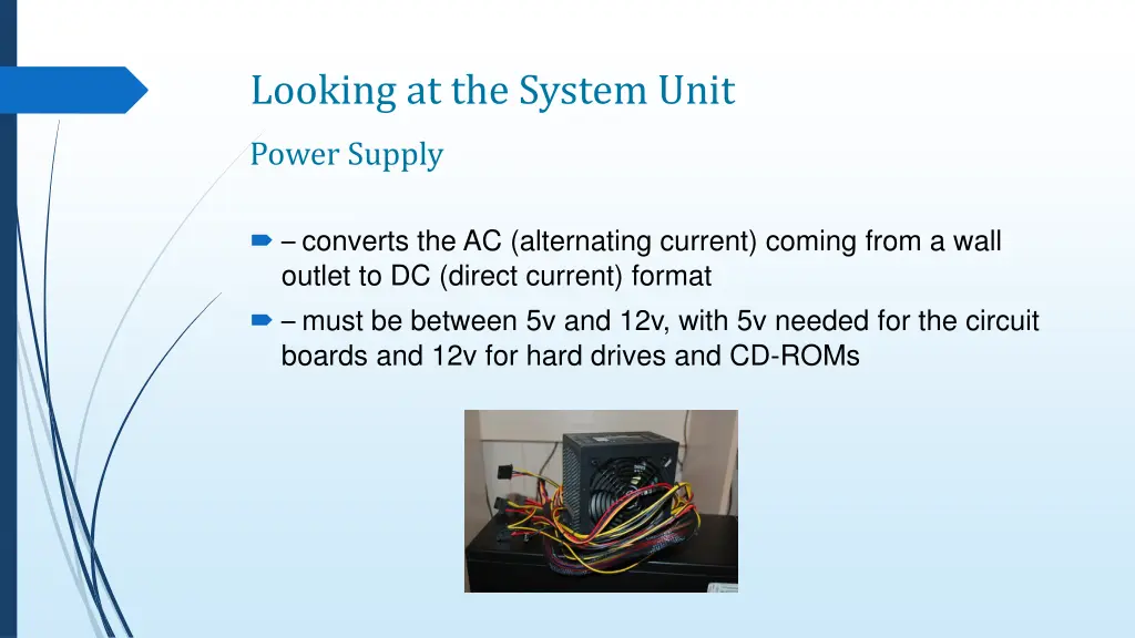 looking at the system unit 5