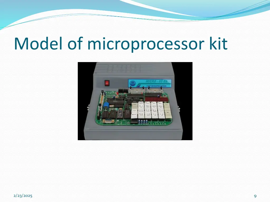model of microprocessor kit