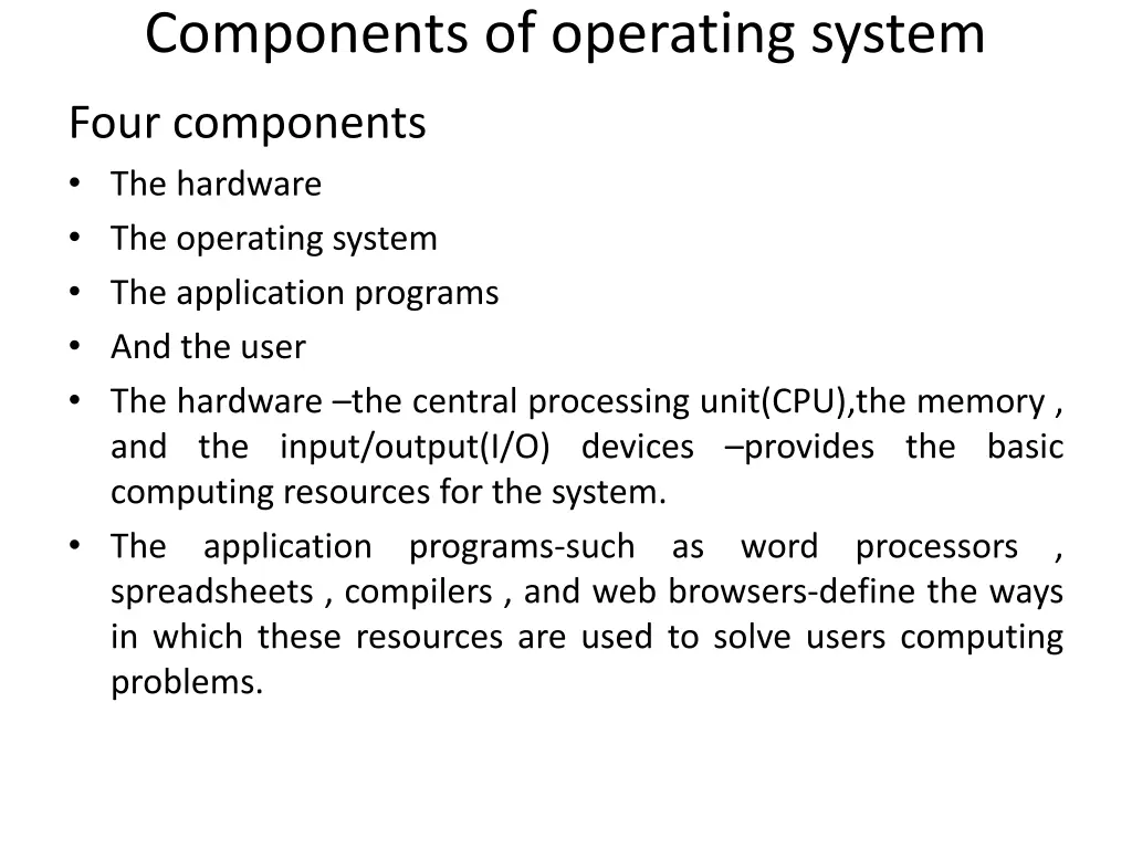 components of operating system 2