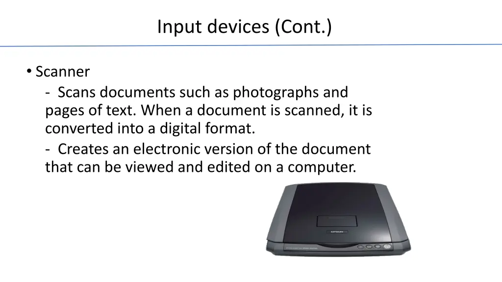 input devices cont 1