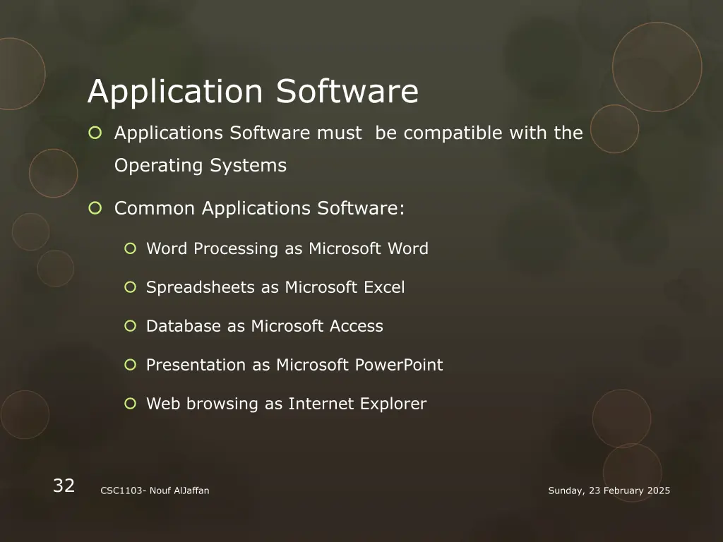 application software