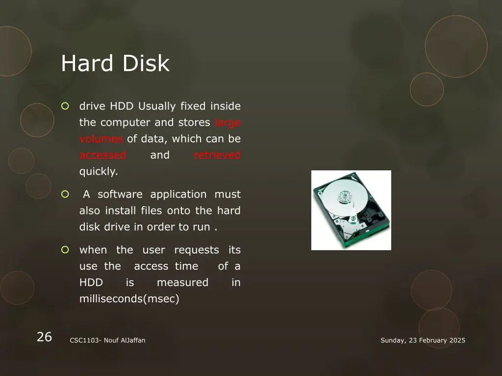 hard disk