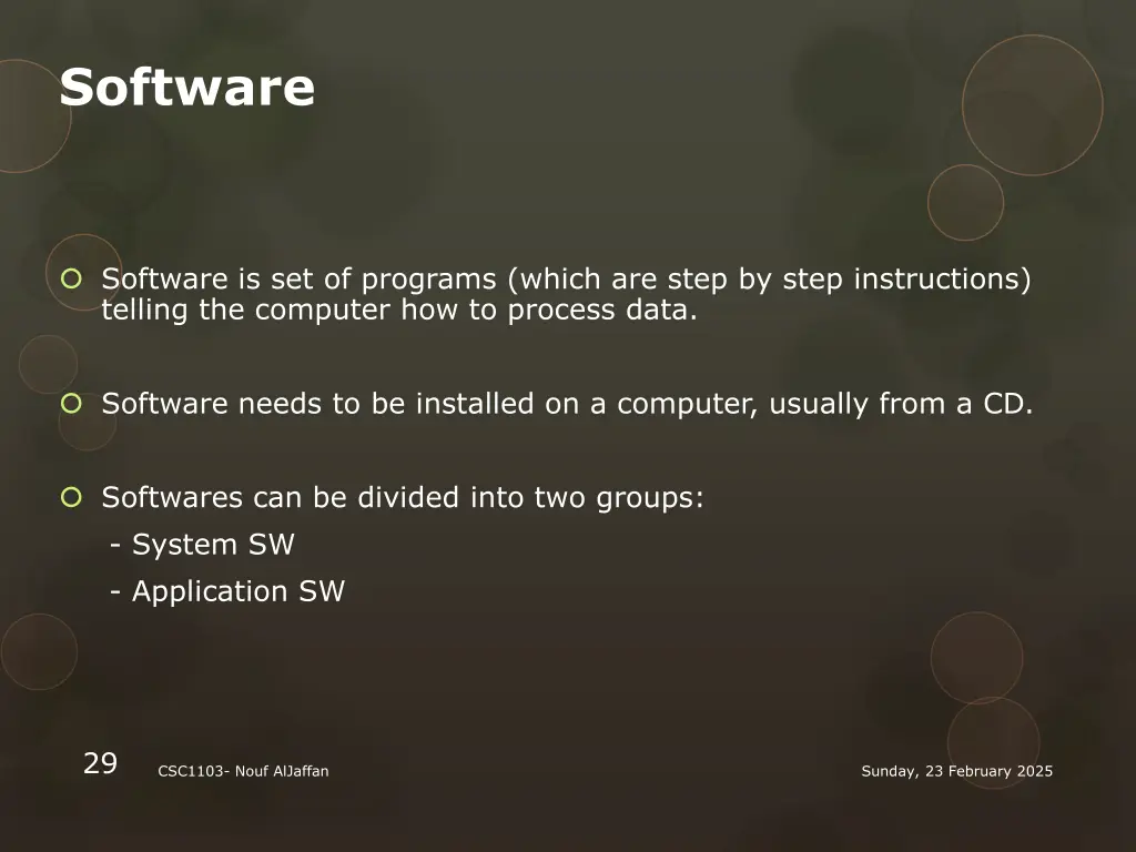 software