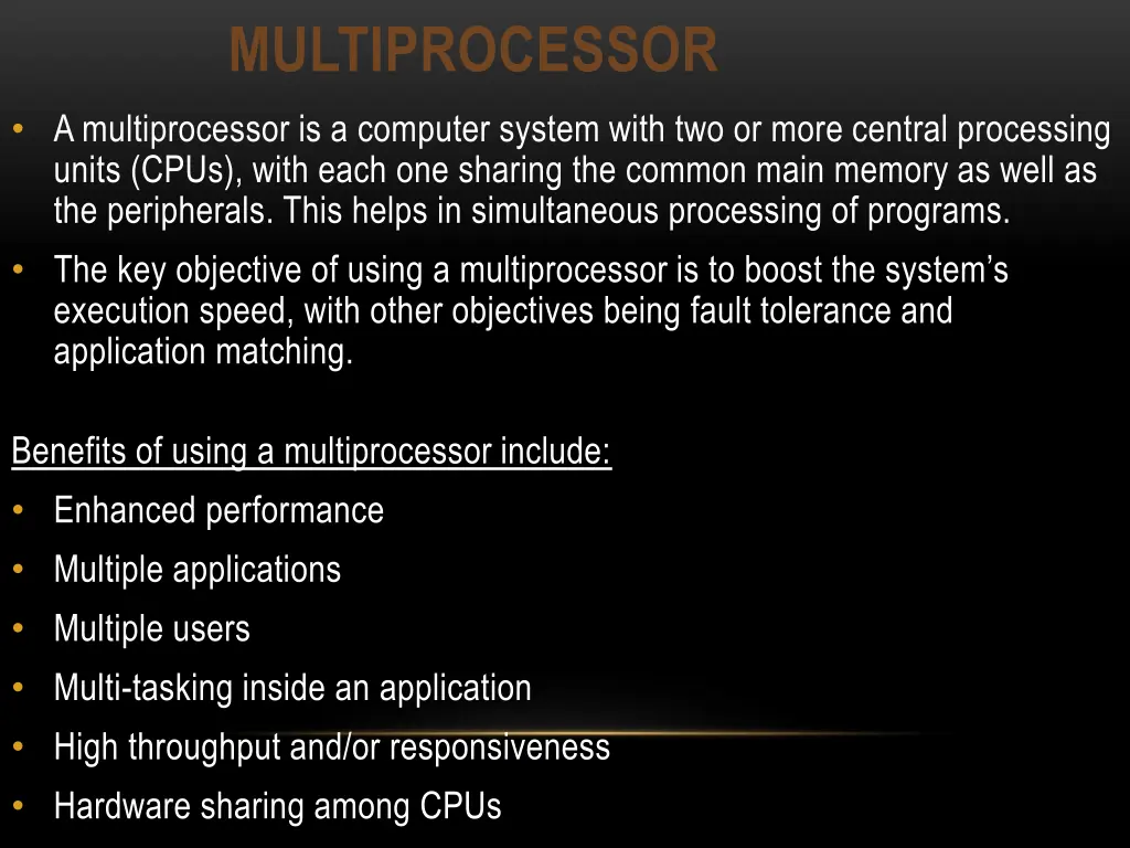 multiprocessor