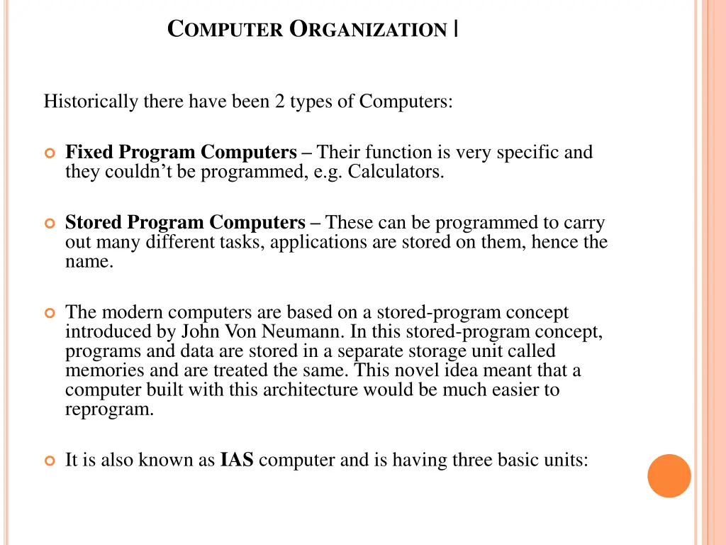 c omputer o rganization