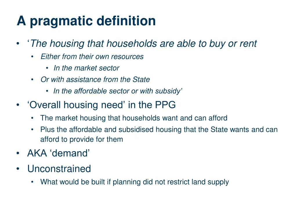 a pragmatic definition