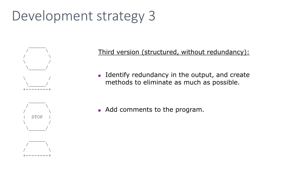 development strategy 3