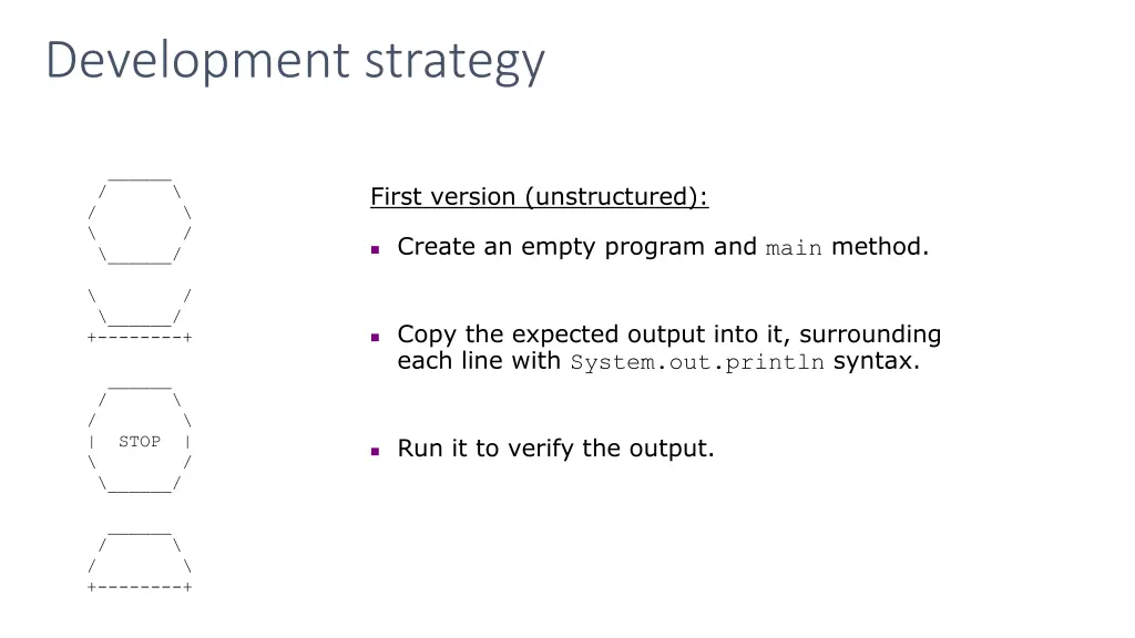 development strategy