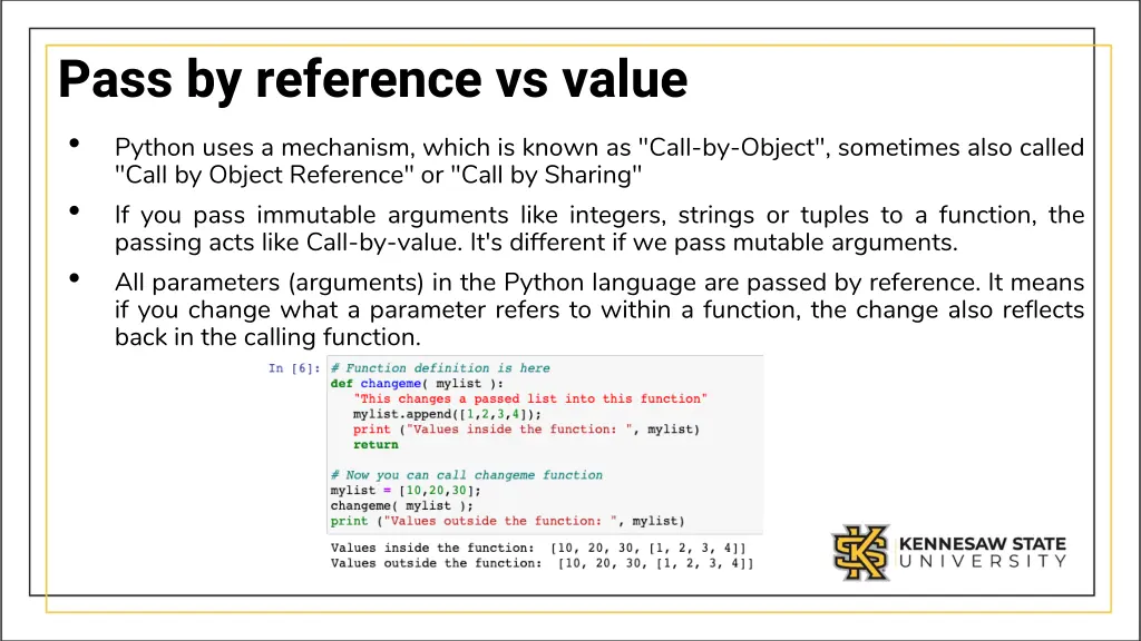 pass by reference vs value python uses