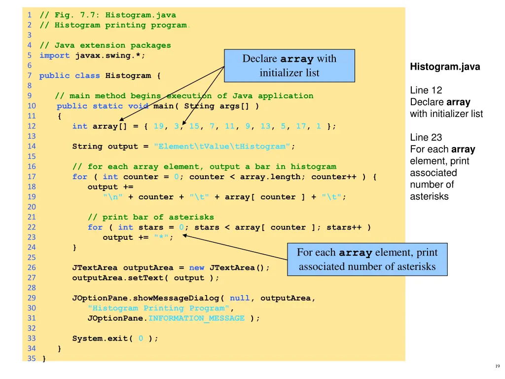 1 fig 7 7 histogram java 2 histogram printing