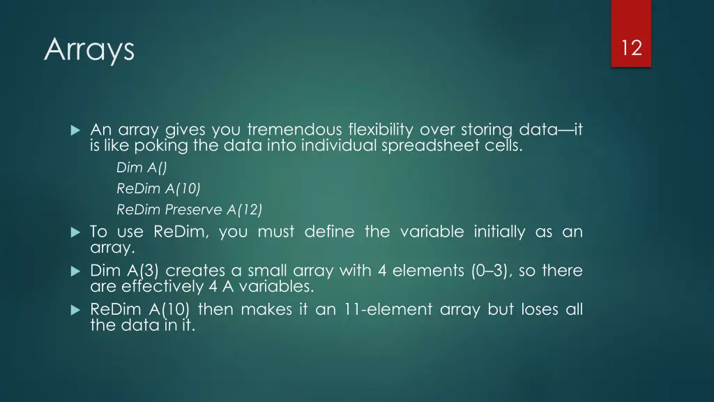 arrays 1