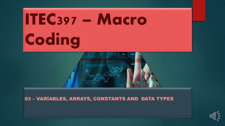 itec397 macro coding