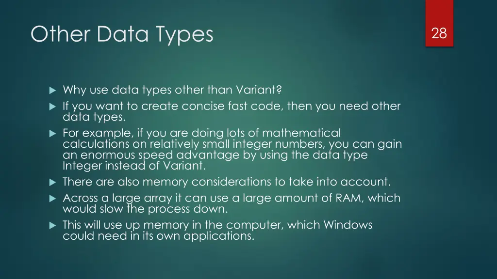 other data types