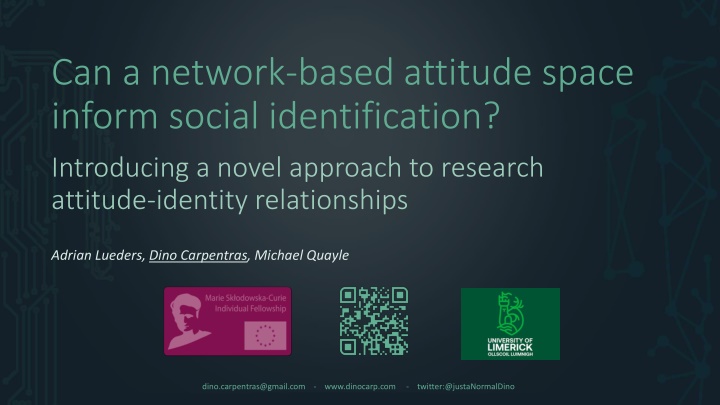 can a network based attitude space inform social