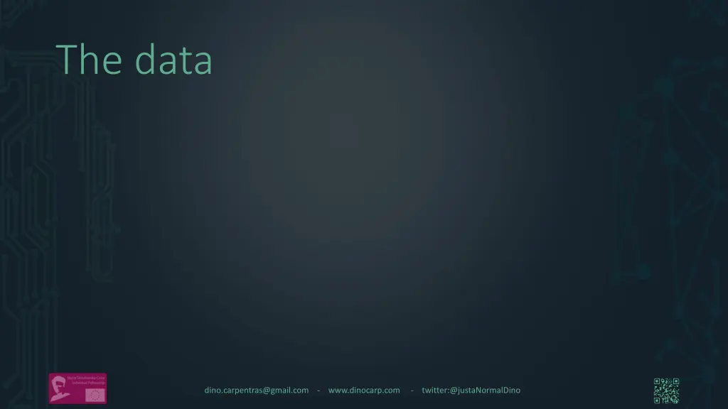 the data