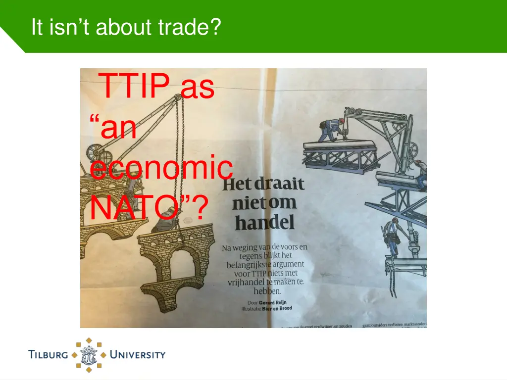 it isn t about trade