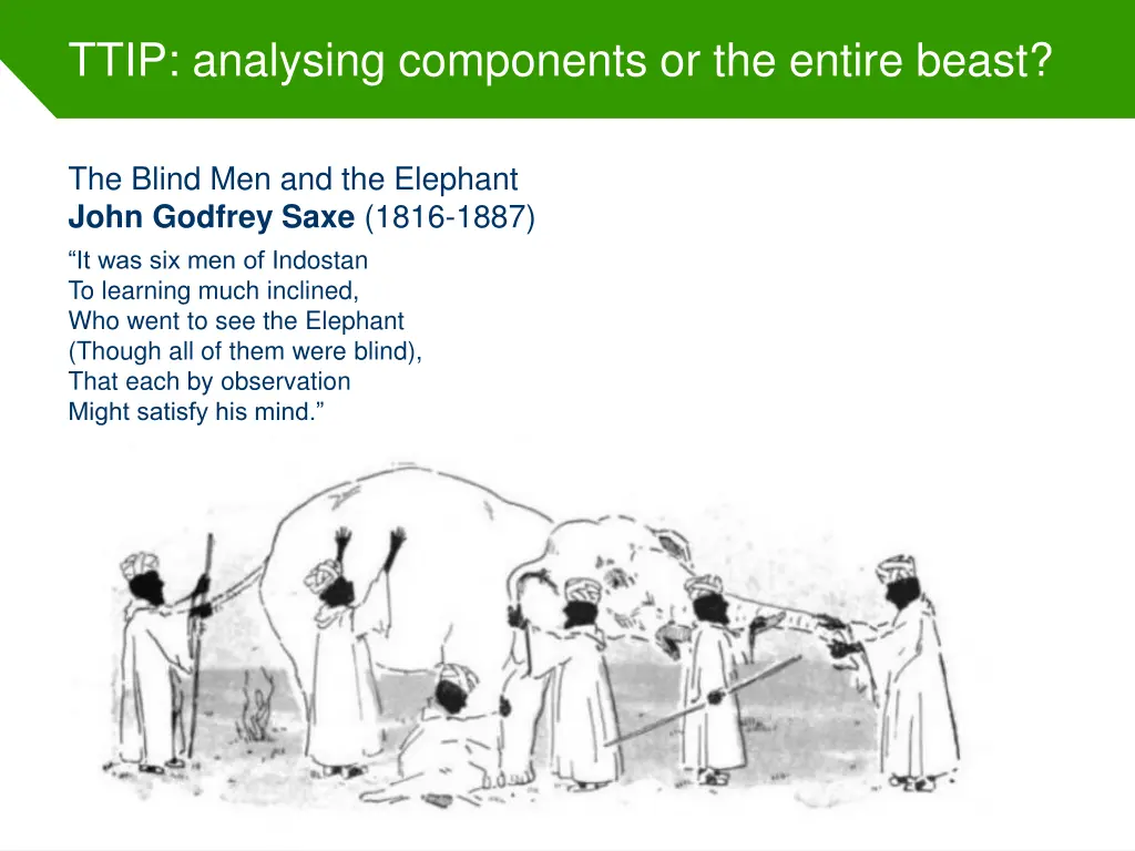 ttip analysing components or the entire beast