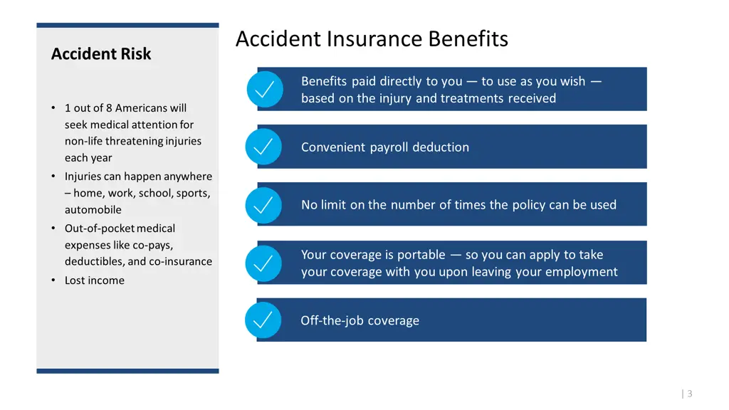 accident insurance benefits