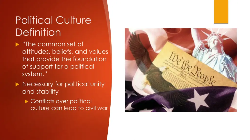 political culture definition the common