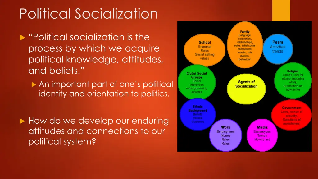 political socialization