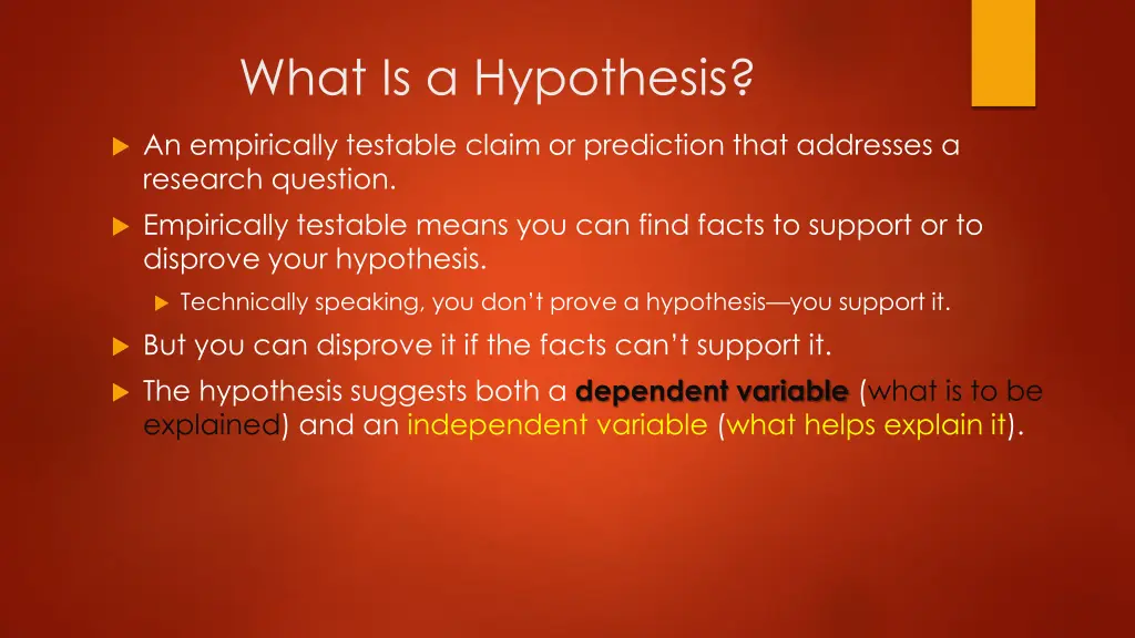 what is a hypothesis