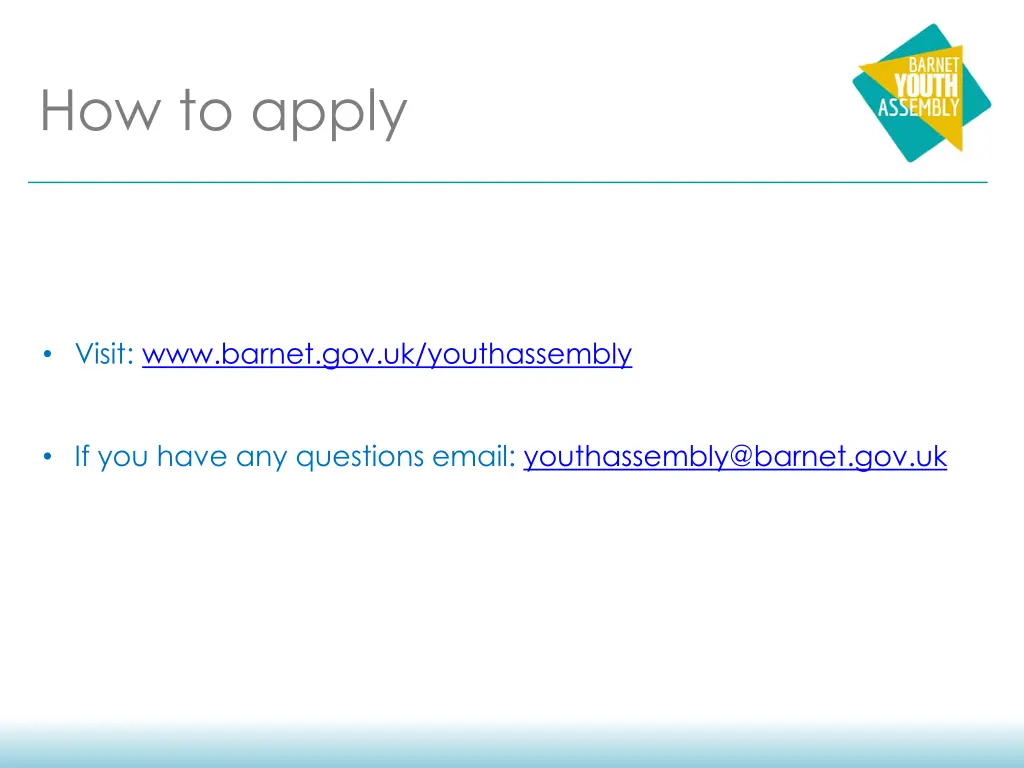 how to apply
