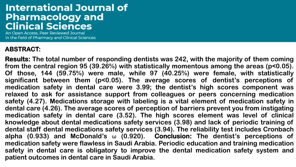 abstract abstract results results the total