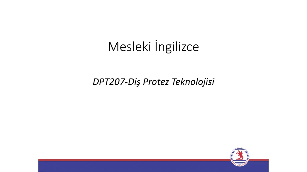 mesleki ngilizce