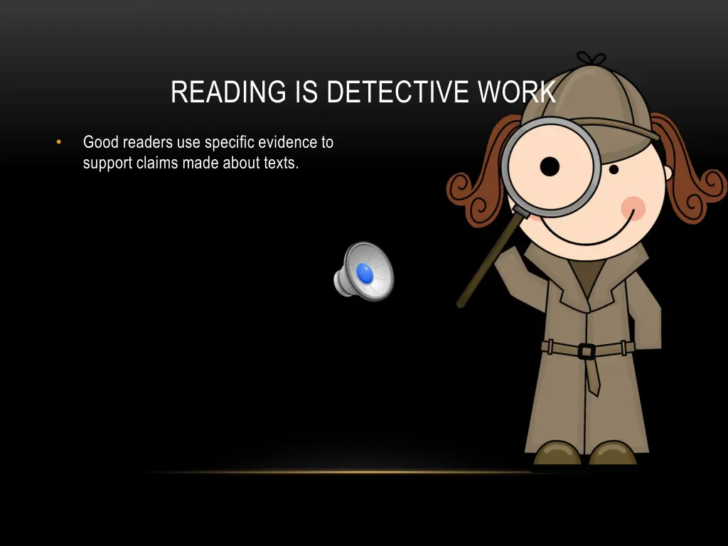 reading is detective work