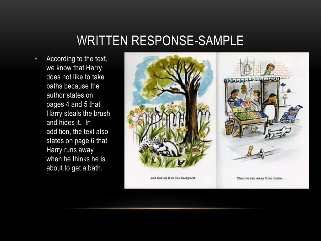 written response sample