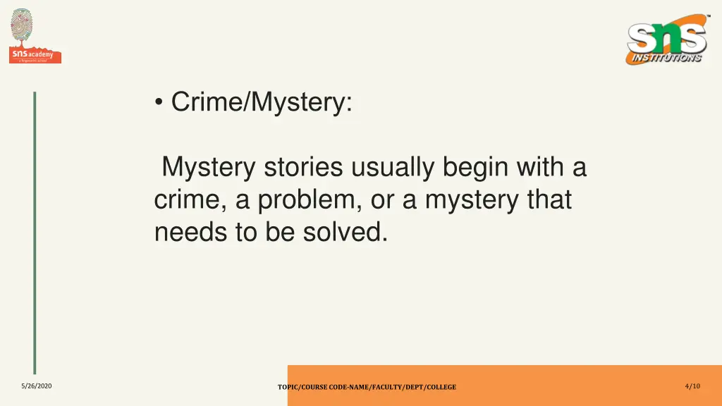 crime mystery