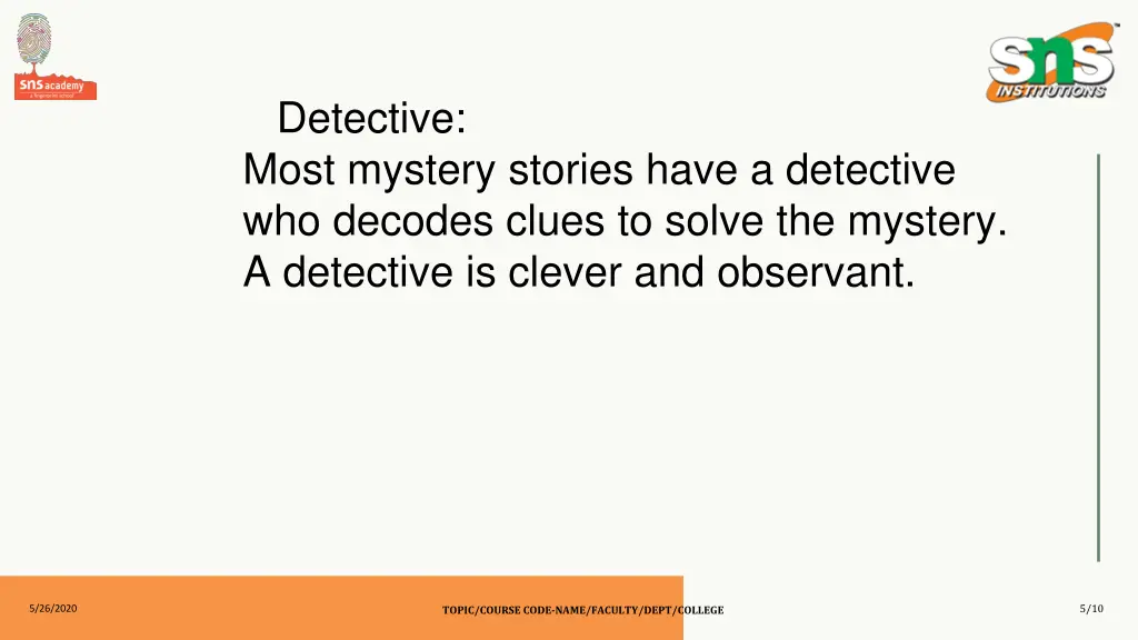 detective most mystery stories have a detective