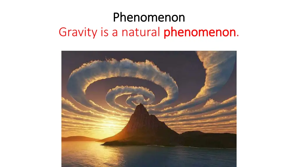 phenomenon phenomenon