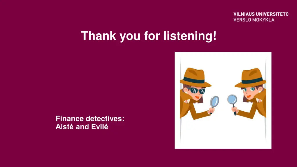 thank you for listening