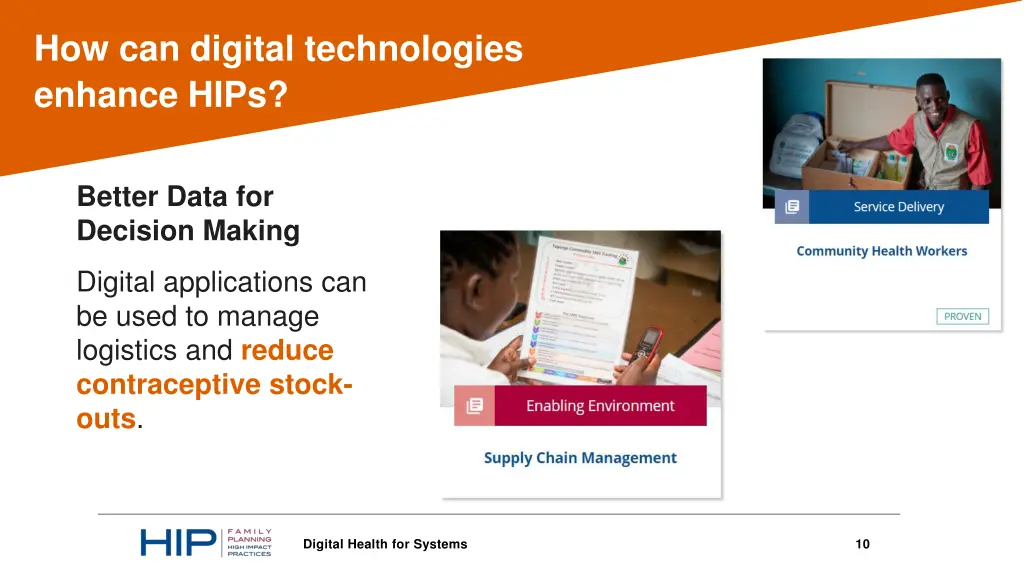 how can digital technologies enhance hips 1