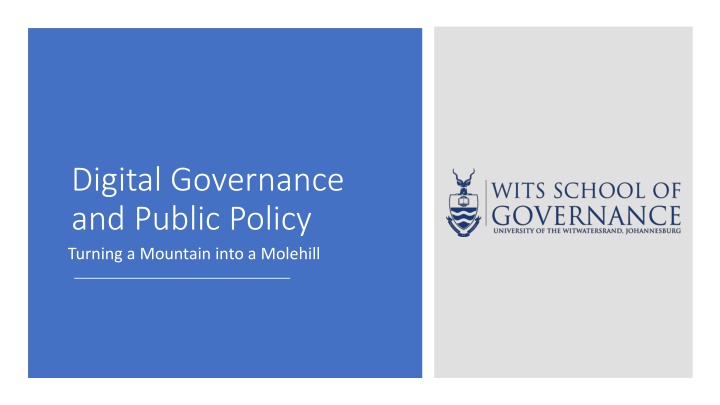 digital governance and public policy turning