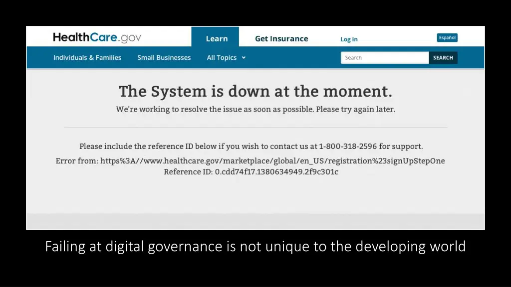 failing at digital governance is not unique