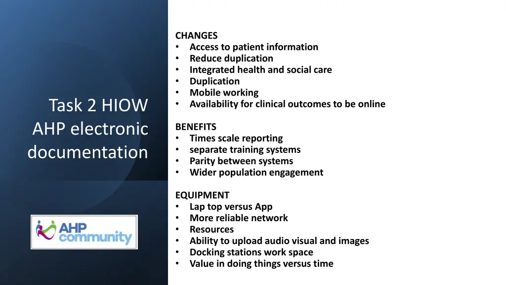 changes access to patient information reduce