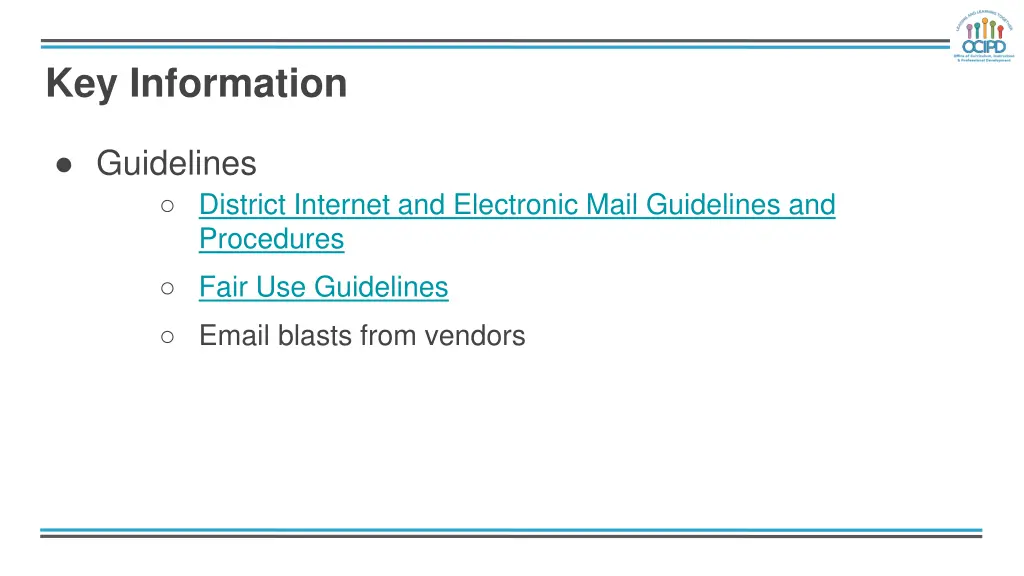 key information