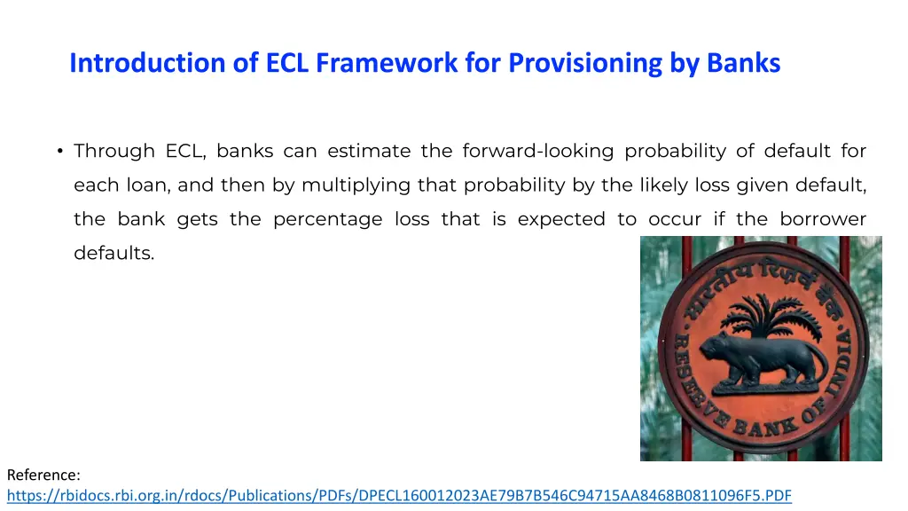 introduction of ecl framework for provisioning