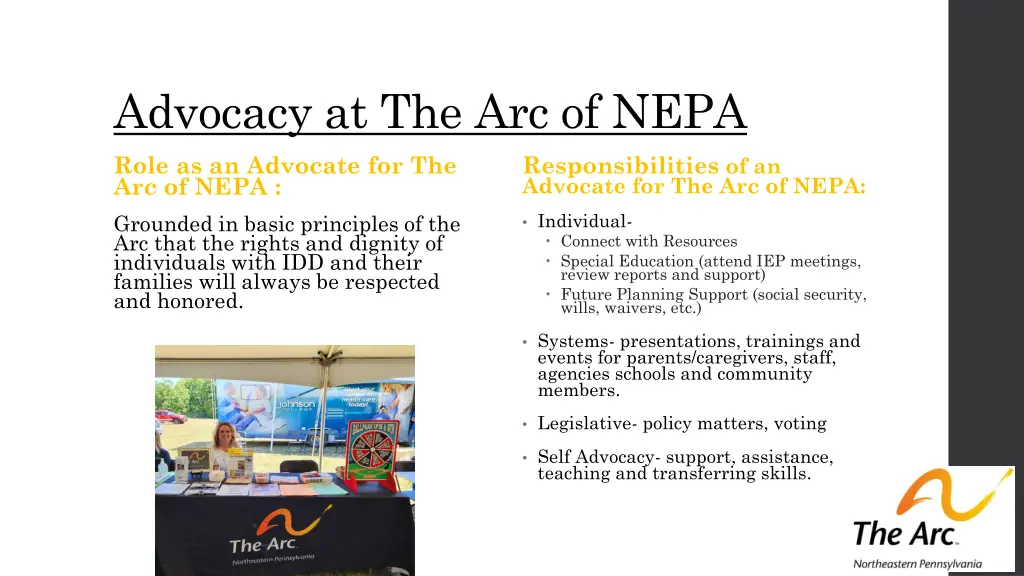 advocacy at the arc of nepa