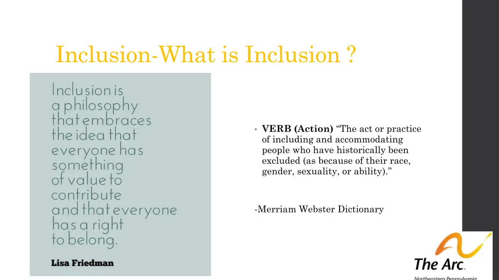 inclusion what is inclusion